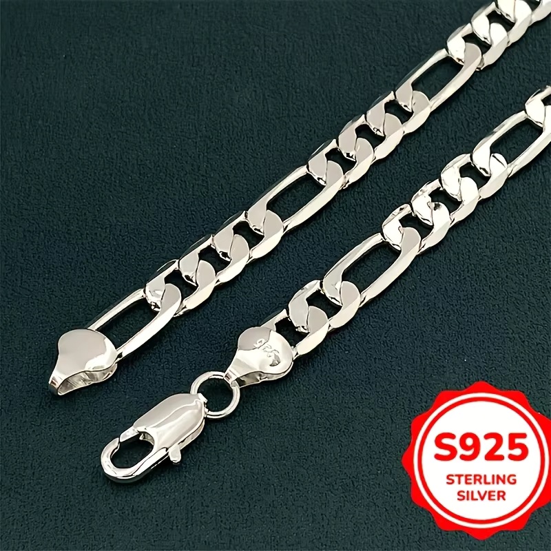 Lobster Clasp Silver - Kalung Pria Grosir, Bahan Perak Sterling