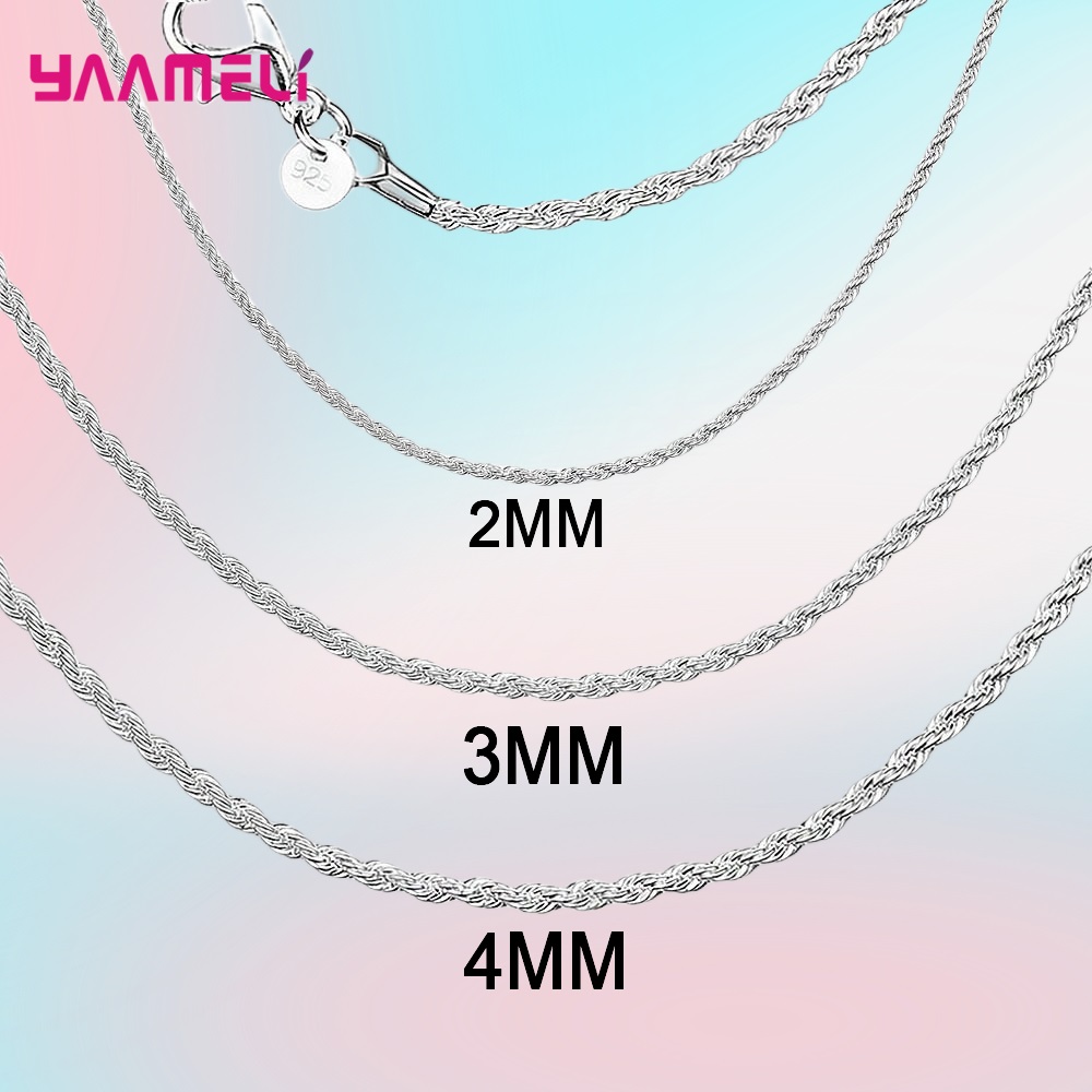 Lobster Clasp Silver - Kalung perak murni 925 asli kalung