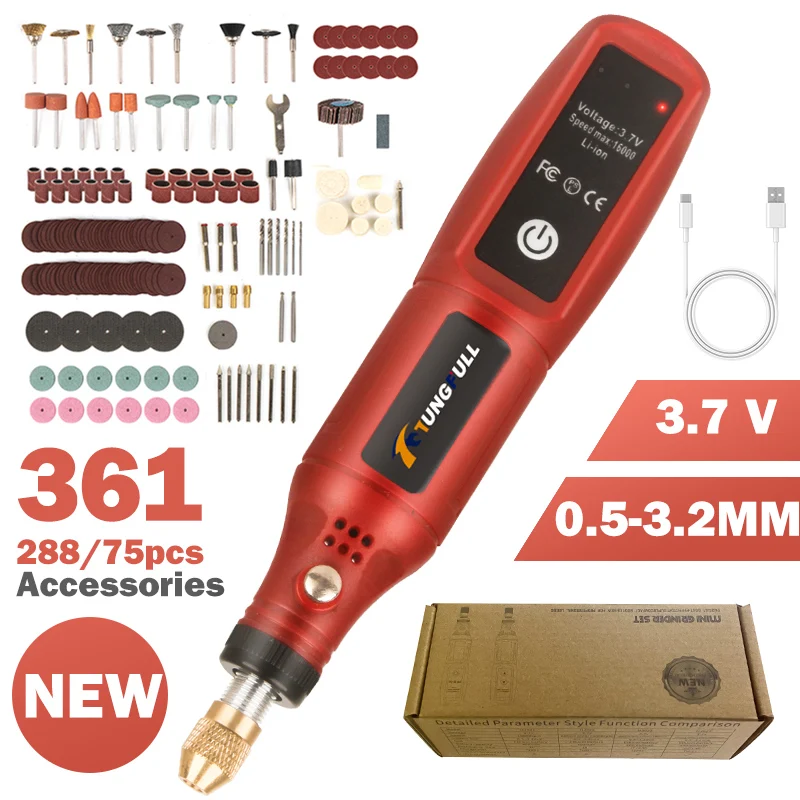 Jewelry Making Drill - Pena Ukir Tanpa Kabel Isi Ulang