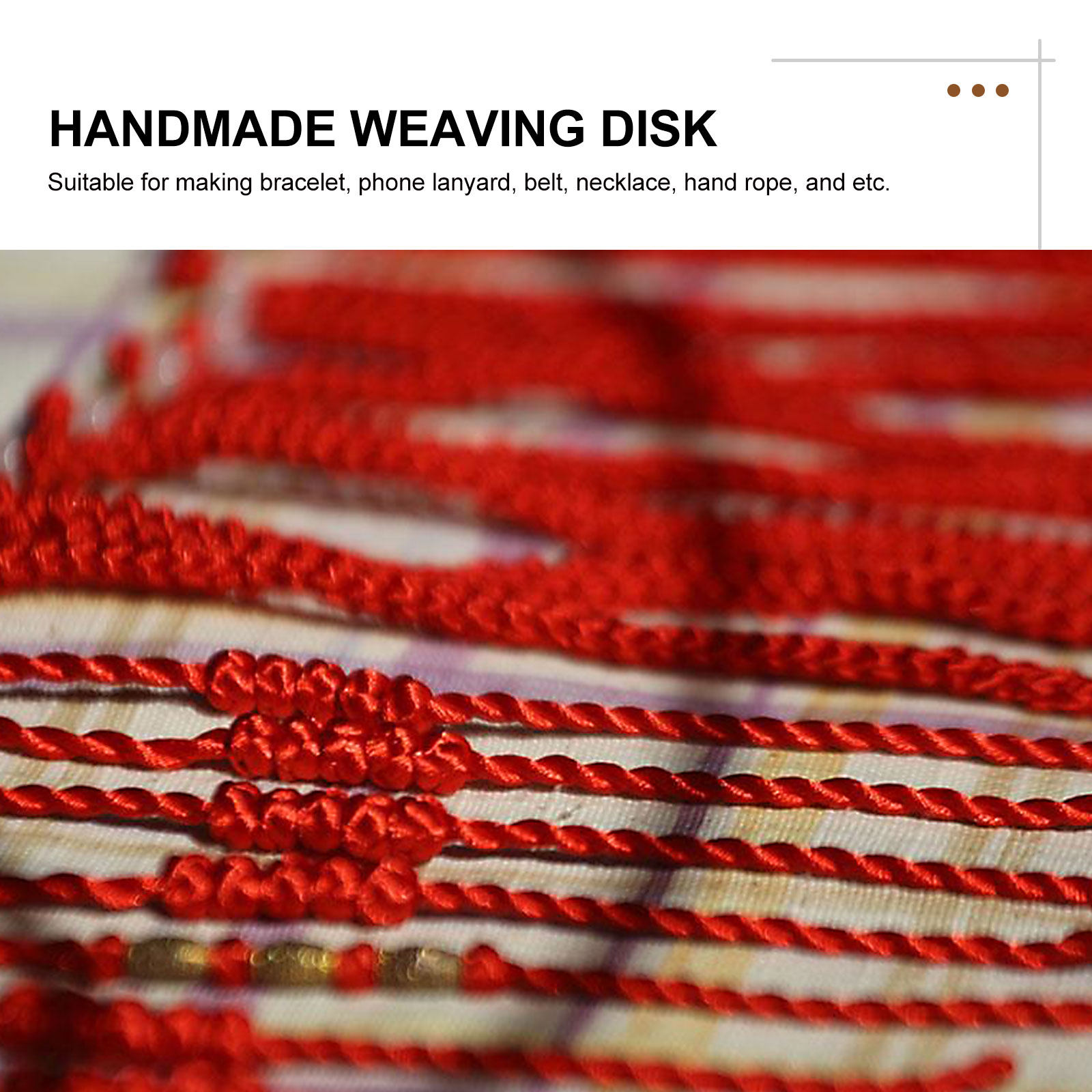 1 Set Papan Anyaman Bundar Kum - Jewelry Making Board ulasan dan harga