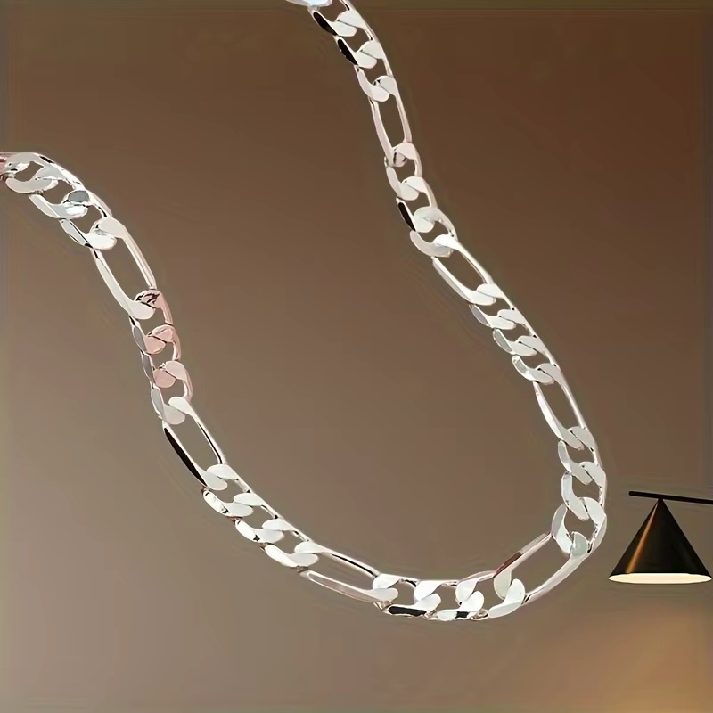 Kalung Pria Grosir, Bahan Pera - Lobster Clasp Silver ulasan dan harga