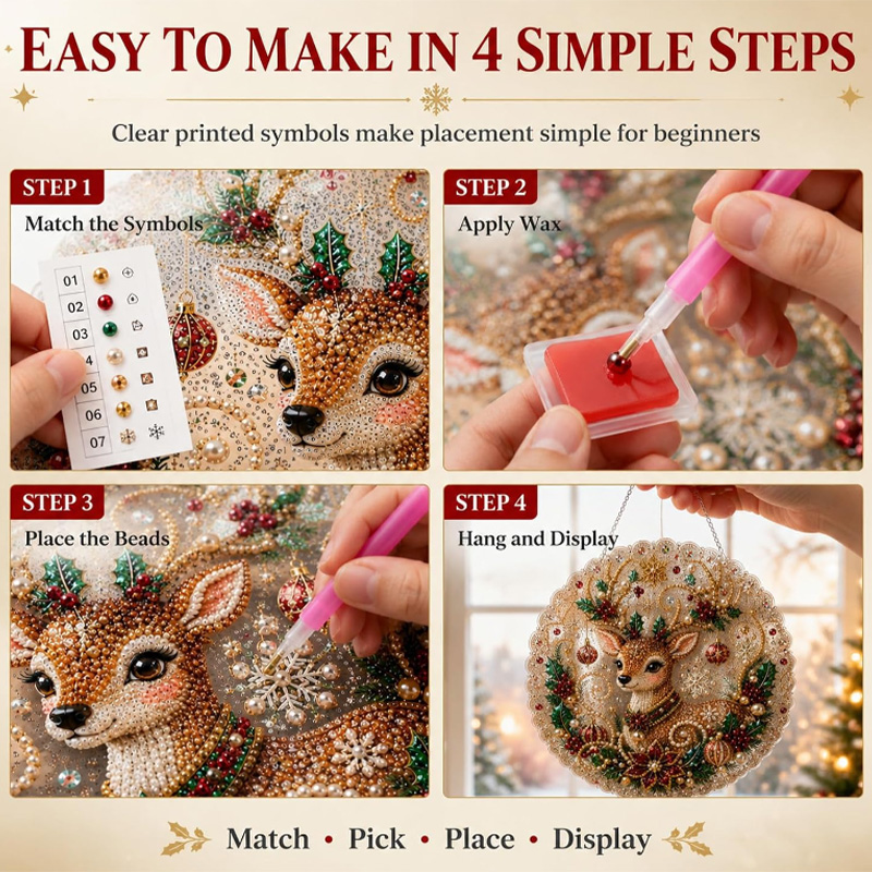 Kit Lukisan Berlian Mutiara Su - Jewelry Making Board ulasan dan harga