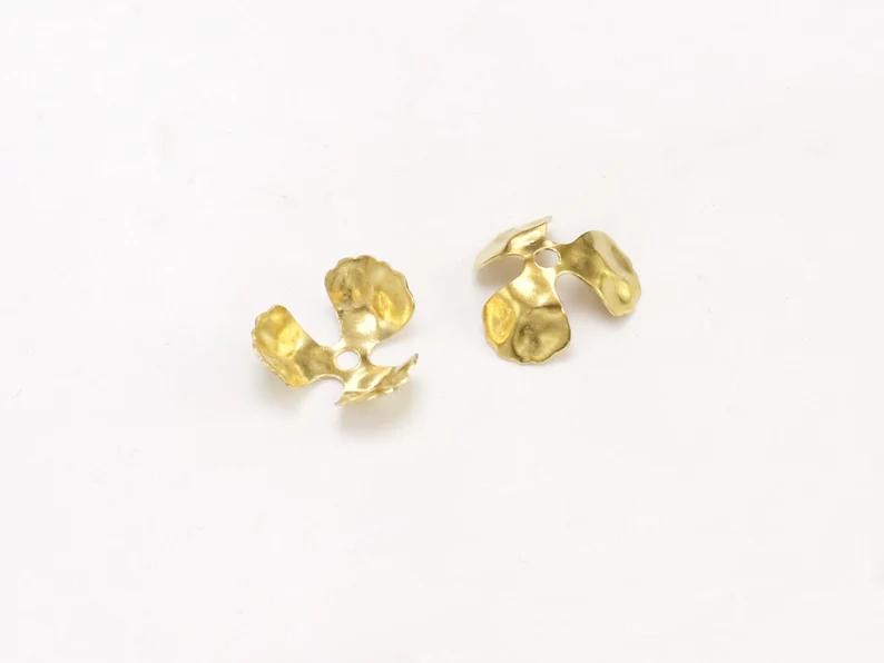 100 buah tutup manik-manik kun - Jewelry Making Gemstones ulasan dan harga