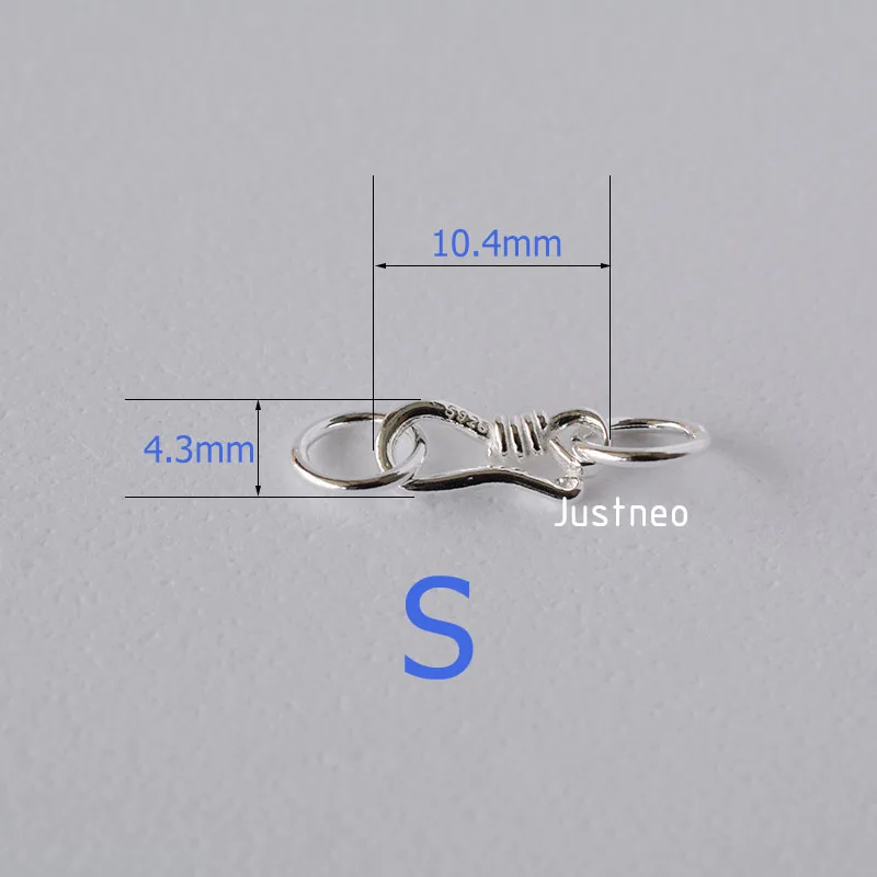 Kait S Perak Murni & Gesper Ma - Lobster Clasp Silver ulasan dan harga