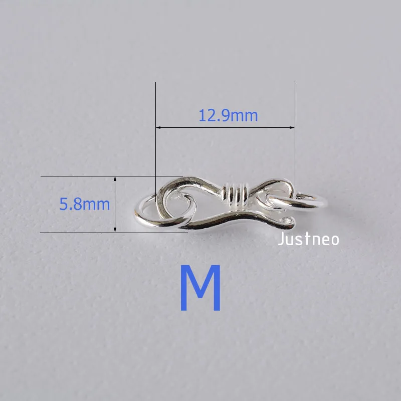 Kait S Perak Murni & Gesper Ma - Lobster Clasp Silver ulasan dan harga