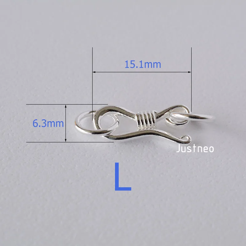 Kait S Perak Murni & Gesper Ma - Lobster Clasp Silver ulasan dan harga